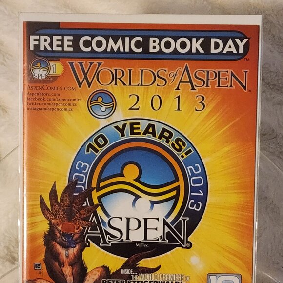 Worlds of Aspen 2013 #1 (FCBD 2013) Aspen Comics, Fathom, Michael Turner - Picture 13 of 14